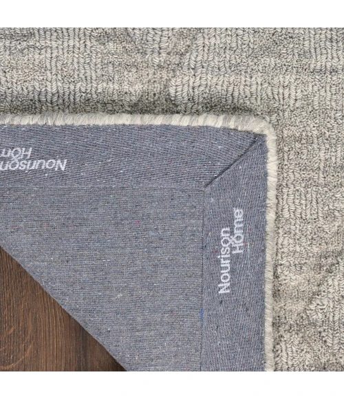 Nourison Wool Haven Grey WOH01 2 ft. X 6 ft. Rect. Rug