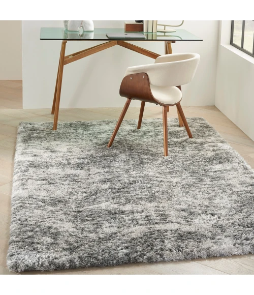 Nourison Dreamy Shag Area Rug DRS04 Charcoal Grey