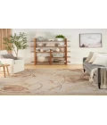 Nourison Astra Machine Washable Beige ASW14 7 ft. 10 in. X 10 ft. Rectangle Rug