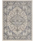 Nourison Quarry Ivory Blue QUA05 6 ft. X 9 ft. Rect. Rug