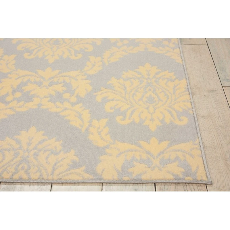 Nourison Grafix Grey GRF11 5ft.3in. x 7ft.3in. Rect. Rug