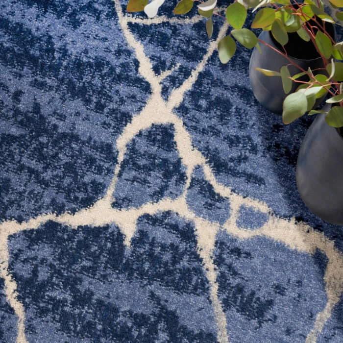 Calvin Klein River Flow Area Rug RFV05 Blue