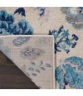 Nourison Tranquil Area Rug TRA02-Ivory/Light Blue