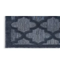 Nourison Easy Care Navy Blue NES01 2 ft. X 6 ft. Rectangle Rug