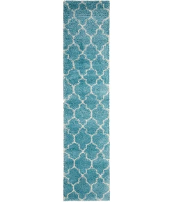 Nourison Home Amore AMOR2 Aqua 2 ft. 2 in. X 7 ft. 6 in. Area Rug