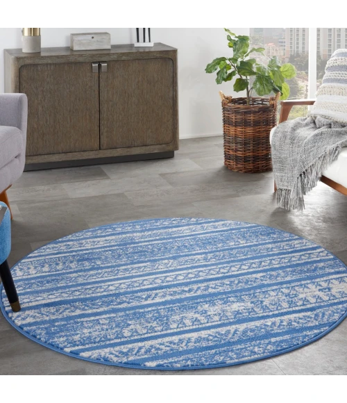 Nourison Whimsicle Area Rug WHS16-Light Blue Ivory