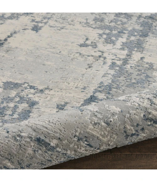 Nourison Rustic Textures Area Rug RUS10-Ivory/Blue
