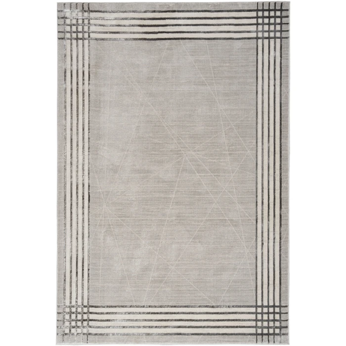 Nourison Desire Area Rug DSR01 Grey Silver