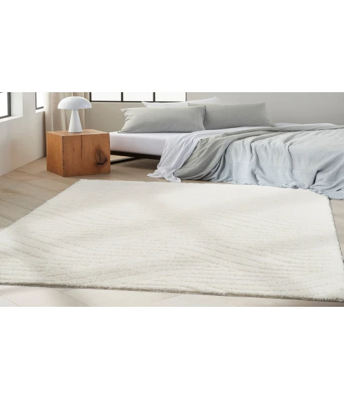 Calvin Klein Surfaces Ivory SFC01 5 ft. 3 in. X 7 ft. 3 in. Rectangle Rug