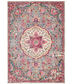 Nourison Home Passion PSN22 Grey Multicolor 6 ft. 7 in. X 9 ft. 6 in. Area Rug