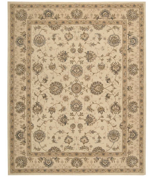 Nourison Home Heritage Hall Beige HE28 5ft.6in. x 8ft.6in. Rect. Rug