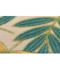 Nourison Aloha Green Multicolor ALH18 2 ft. X 6 ft. Rectangle Rug