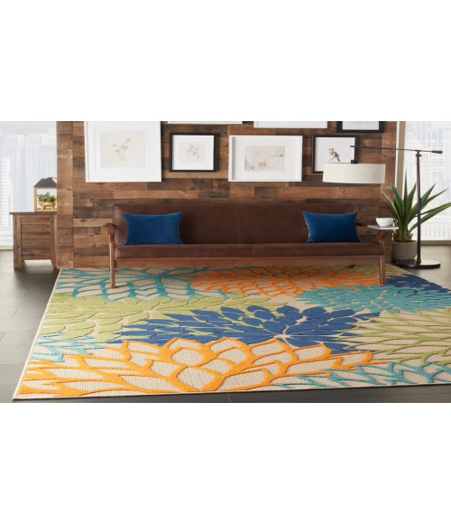 Nourison Aloha Multicolor ALH05 7 ft. 10 in. X 10 ft. 6 in. Rectangle Rug
