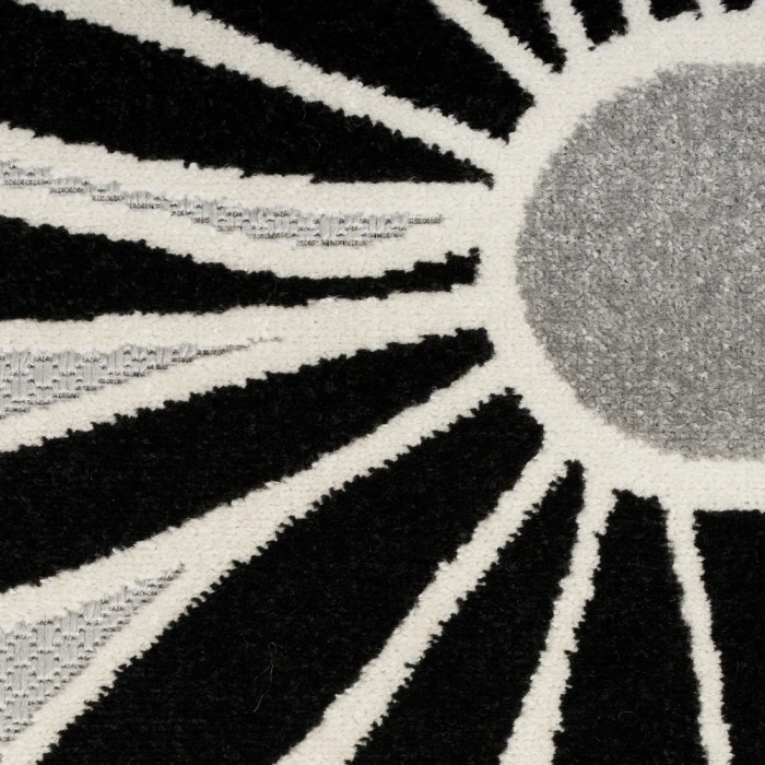 Nourison Aloha Area Rug ALH33 Black White
