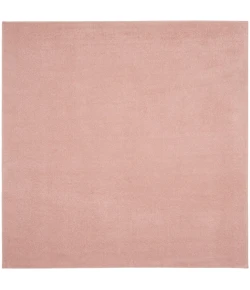 Nourison Home Nourison Essentials NRE01 Pink 5 ft. Square Area Rug