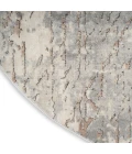 Nourison Quarry Beige Grey QUA03 8 ft. X Round Rug