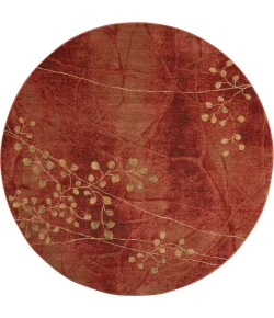 Nourison Home Somerset ST74 Flame 7 ft. 9 in. Round Area Rug