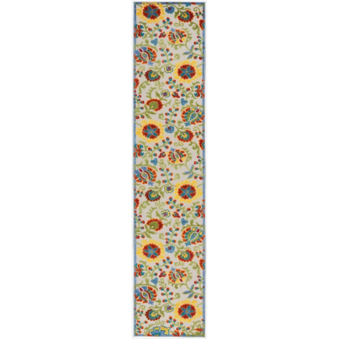 Nourison Aloha Area Rug ALH17-Ivory/Multi