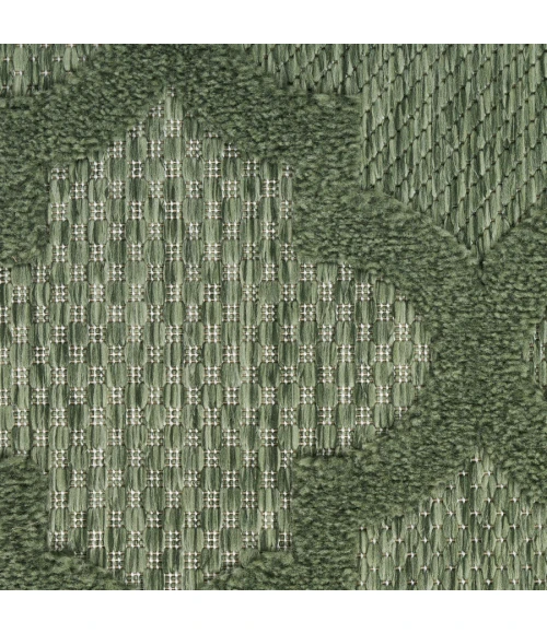 Nourison Home Easy Care Green NES01 2 ft. 2 in. X 7 ft. 6 Rectangle Rug
