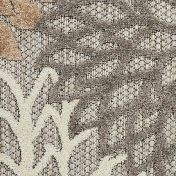 Nourison Aloha Round Area Rug ALH05-Natural