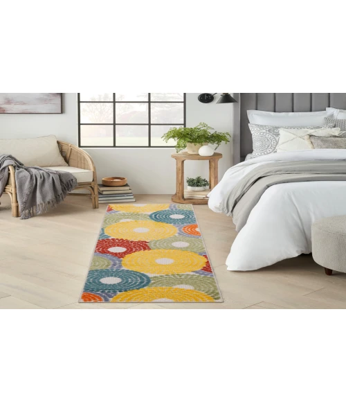 Nourison Aloha Multicolor ALH29 2 ft. X 6 ft. Rectangle Rug