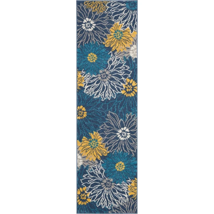 Nourison Passion Runner Area Rug PSN17-Blue