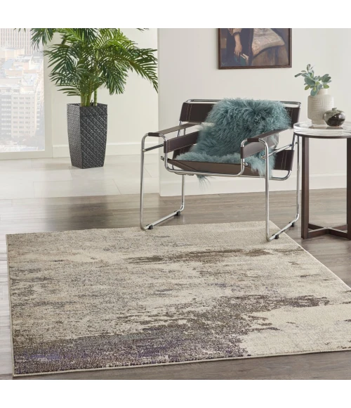 Nourison Celestial Area Rug CES02-Ivory/Grey