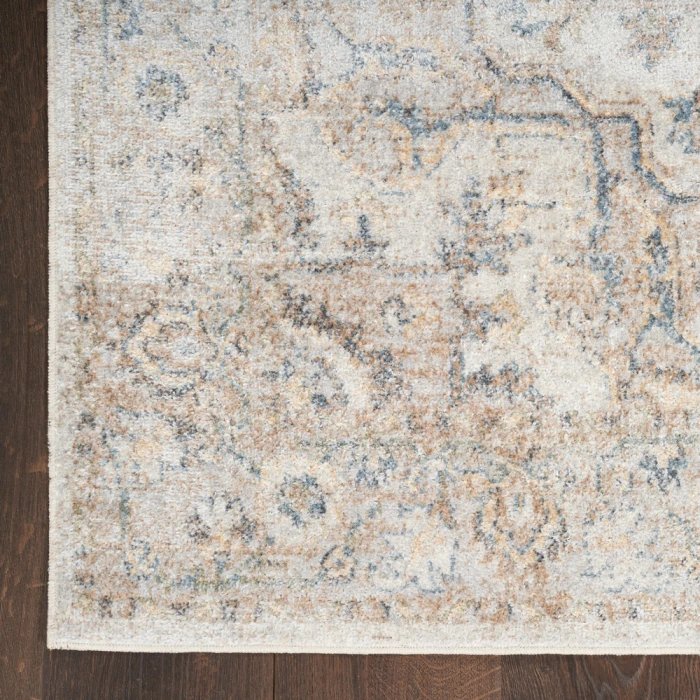 Nourison Astra Machine Washable Area Rug ASW12 Silver Grey