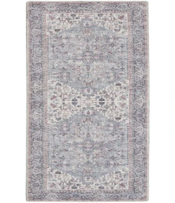 Nourison Home New Concept Washables SR104 Grey 2 ft. 2 in. X 12 ft. Area Rug
