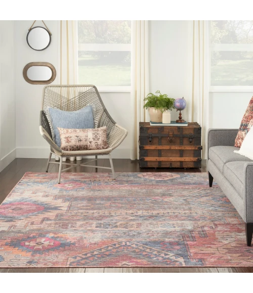 Nicole Curtis Machine Washable Series 1 Area Rug SR106 Multicolor 8' x 10'