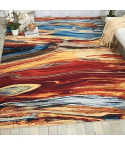 Nourison Home Chroma CRM04 Lava Flow 7 ft. 9 in. X 9 ft. 9 in. Area Rug