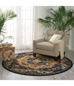 Nourison Home Nourison 2020 NR206 Midnight 7 ft. 5 in. Round Area Rug