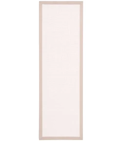 Nourison Home Sisal Soft SSF02 White 2 ft. 6 in. X 8 ft. Area Rug