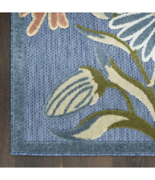 Nourison Aloha Blue Sage ALH33 7 ft. 10 in. X 10 ft. 6 in. Rect. Rug