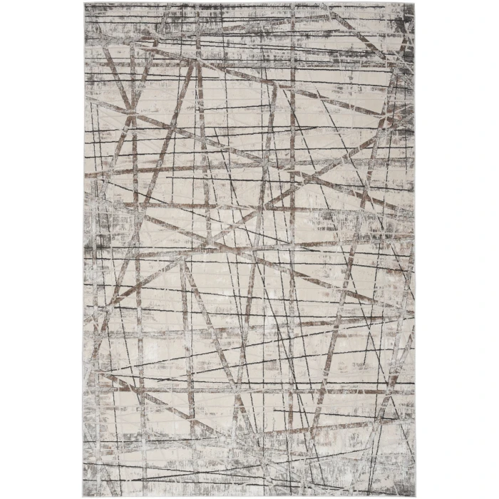 Nourison Desire Area Rug DSR03 Grey Silver