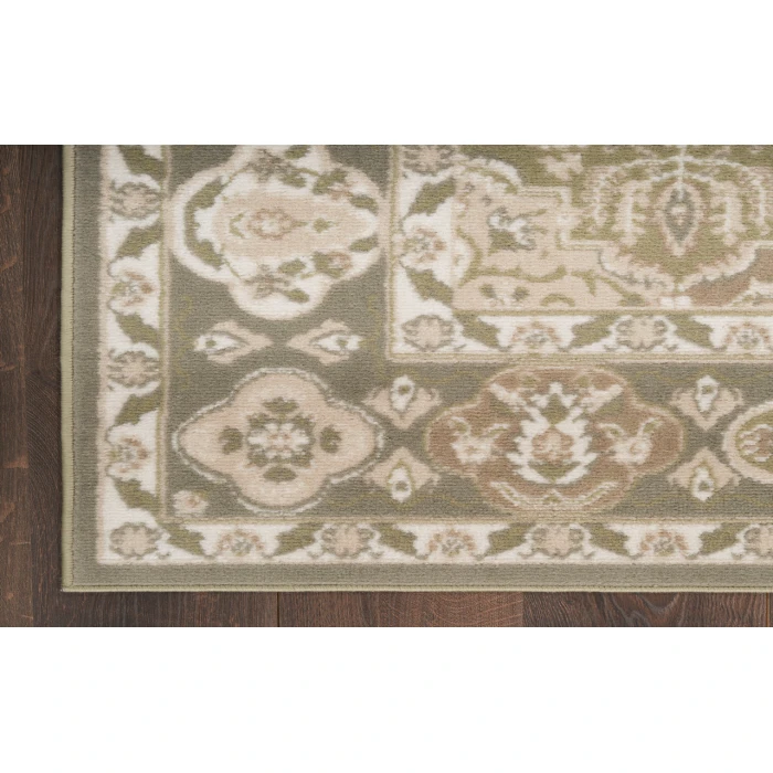 Nourison Grafix Green GRF31 7 ft. 10 in. X 9 ft. 10 in. Rectangle Rug