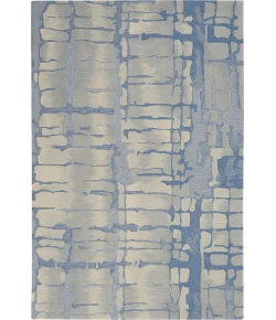 Nourison Home Symmetry SMM04 Blue/Grey 3 ft. 9 in. X 5 ft. 9 in. Area Rug