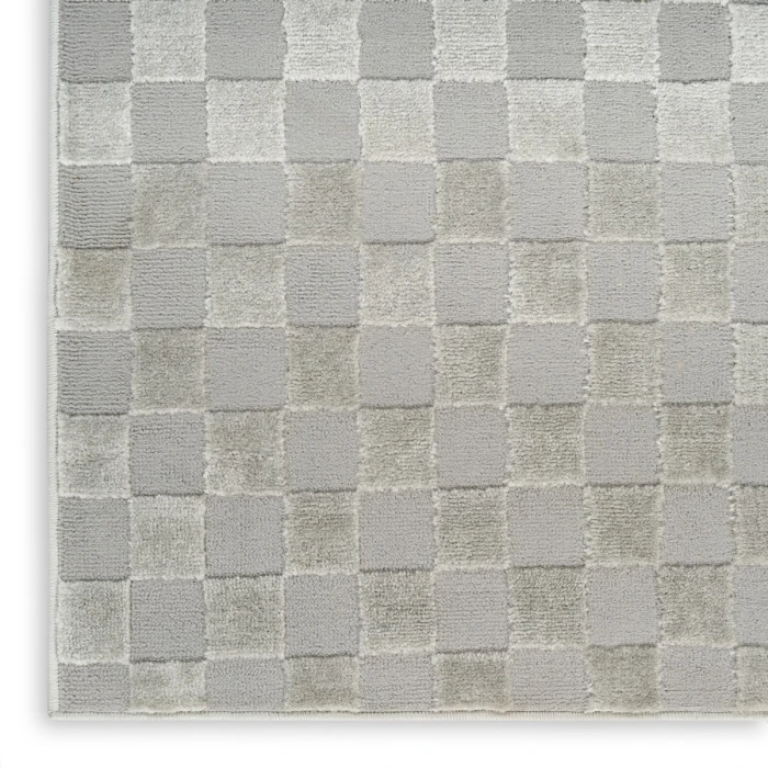 Nourison Serenity Home Grey SRH09 2 ft. 2 in. X 7 ft. 6 Rect. Rug