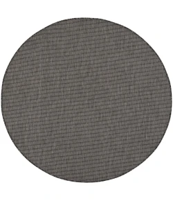 Nourison Home Positano POS01 Charcoal 6 ft. Round Area Rug