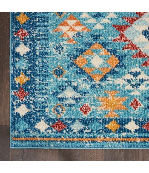 Nourison Passion Area Rug PSN47-Blue/Multicolor
