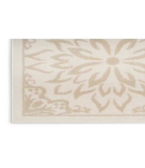 Nourison Jubilant Ivory Beige JUB06 6 ft. X 9 ft. Rectangle Rug