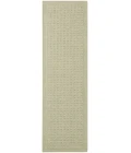 DKNY Pure Grids Light Green PGR01 8 ft. Rect. Rug