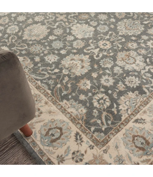 Nourison Living Treasures Area Rug LI16-Grey/Ivory
