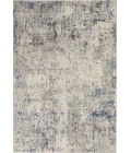 Nourison Rustic Textures Ivory Grey Blue RUS07 6 ft. X 9 ft. Rect. Rug