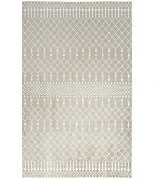 Nourison Astra Machine Washable Sage ASW10 6 ft. 7 in. X 9 ft. Rectangle Rug