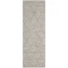 Nourison Home Wool Haven WOH01 Grey 2 ft. X 6 ft. Area Rug