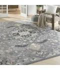Nourison Elation Area Rug ETN09 Grey 7'10" x 9'10"