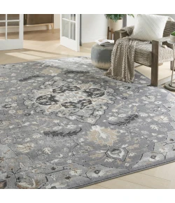 Nourison Home Elation ETN09 Grey 7 ft. 10 in. X 9 ft. 10 in. Area Rug