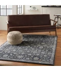 kathy ireland Home Moroccan Celebration Area Rug KI385-Navy
