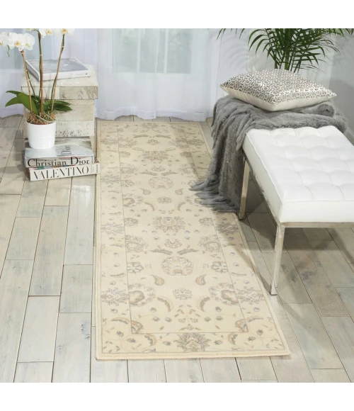 Nourison Home Persian Empire White PE22 2ft.3in. x 8ft. Rect. Rug